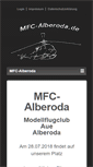 Mobile Screenshot of mfc-alberoda.de